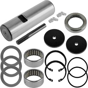 Caltric King Pin Kit Compatible with Case 570LXT 570MXT 580SL 580SM 585G 590SL 2WD Side Slot D103626 in Kuwait