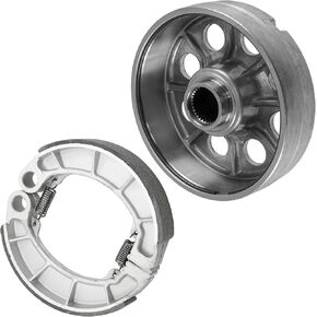 Caltric Rear Brake Drum And Shoes Compatible with Honda Rancher Fourtrax 420 TRX420FM FE 2007-2024 in Kuwait