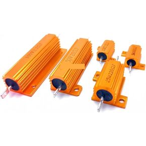 25W 50W 100W الألومنيوم الطاقة معدن شل حالة Wirewound المقاوم 0.01-100K 0.05 0.1 0.5 1 2 6 8 10 20 200 500 1K 10K أوم (100W-2.5K) in Kuwait
