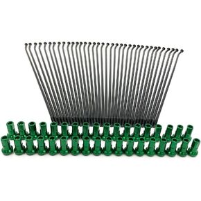 طقم حلمات OTOM مقاس 19 بوصة حلمات خضراء تناسب KAWASAKI KX125 KX250 KX250F KX450F دراجة نارية الترابية (19 بوصة المتحدث للعجلة الخلفية) in Kuwait