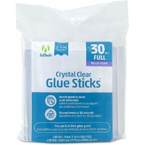Adhesive Technologies 220-14ZIP30 Multi Temp Full Size Glue, 4-Inch, 30 Count (Pack of 1) in Saudi Arabia