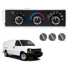 وحدة التحكم في المناخ الأمامية متوافقة مع 1996-2020 Chevy Express 1500 2500 3500 4500، GMC Savana. لوحة تحكم التيار المتردد استبدال 599-217، 15073274 in Kuwait