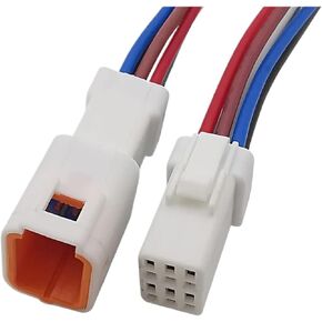 2/3/4/6/8Pin JWPF Type JWPF-VSLE-S JWPF-VSLE-D Automotive Waterproof Cable Connector Wiring Harness Butt 02T 02R (3Pin,3Pair) in Kuwait