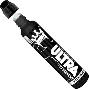 ULTRA UM-125 - قلم طلاء قائم على الكحول - 18 مم داوبر - طلاء دائم 2 أونصة - علامات جريئة سميكة للمشروعات الخارجية الكبيرة - مقاوم للبهتان والطقس - تم تصنيعه في الولايات المتحدة الأمريكية in Kuwait