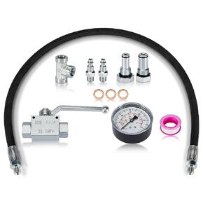 High Pressure Oil System IPR Air Test Tool Kit - Compatible with Ford 6.0L & 7.3L Diesel - Includes IPR Valve Fitting & Air Gauge in Saudi Arabia