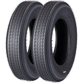 Pack of 2 4.80-8 Size Heavy-Duty All-Weather Trailer Tires, 6PR Load Range C, Durable Replacement for Utility, Boat, Camper, Cargo, Landscape, Horse, Farm, and Hauler Trailers in Kuwait