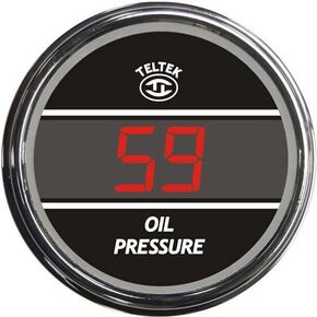 Replacement for Peterbilt 320 Year 1993 RED Digital Oil Pressure Gauge 0-150 PSI by Technical Precision in Kuwait