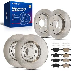KAX 11.81 "الجبهة و 11.02" مجموعة الدوارات والوسادات الخلفية لمازدا 3 2006-2009 2.3L, 2010-2013 2.5L, 2004-2005 in Kuwait