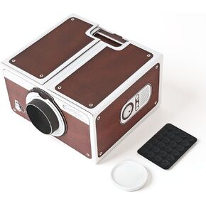Full HD Smartphone Portable Projector 2.0 mini projecteur Mini DIY Home Cinema Portable Projector phone projector for Android and i Phone Indoor & Outdoor Use Video Projectors & Accessories in Kuwait