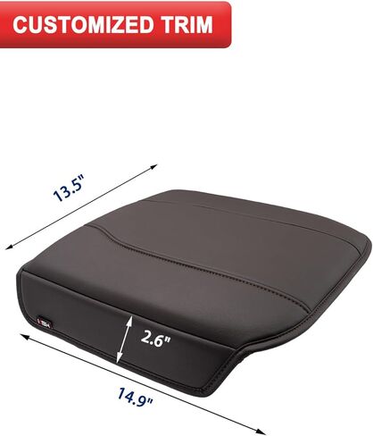 Center Console Armrest Cover for GMC Sierra & Chevy Silverado 2019-2026, Yukon & Tahoe & Suburban 2021-2026, Bucket Seat Console, Leather Arm Rest Cover for Car, Brownstone in Saudi Arabia