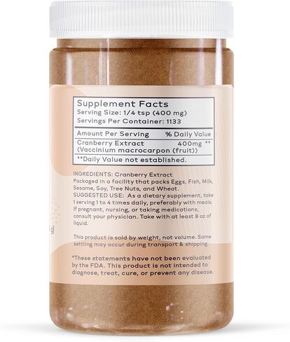 Like Mine Cranberry Extract Powder (1 lb) Vegan & Non-GMO, 4:1 Extract Ratio in Saudi Arabia