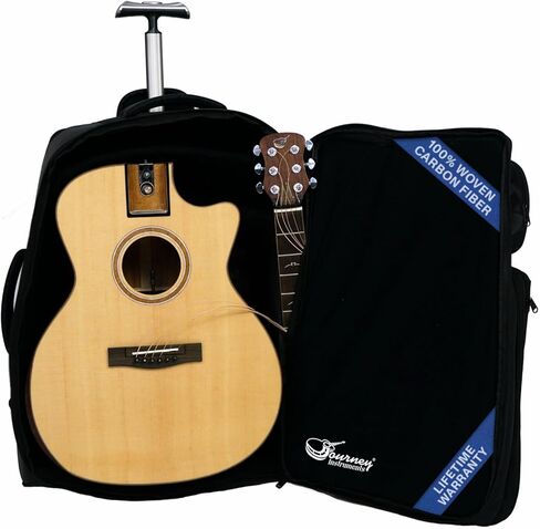 Carbon Fiber Travel Guitar – OF660BP Traveling Acoustic Guitar with Collapsible Patented System – Portable Backpack Case (Blue Purple Matte) in Saudi Arabia