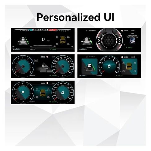 12.3 بوصة متوافق مع Mercedes-Benz R 2006-2017/ML/GL 2005-2010 لوحة أجهزة القياس الرقمية وحدة قياس ذكية in Kuwait