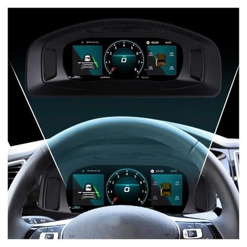 Digital Board Compatible with Volkswagen Multivan T5 2012-2019 10.25 Inch Cockpit Virtual Instrument Gauge Upgrade Accessories in Kuwait