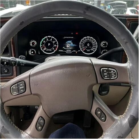 12.3" Compatible With Cadillac Escalade 2003-2006 Car Digital Cluster Board Instrument Panel Gauges&Smart Module in Kuwait