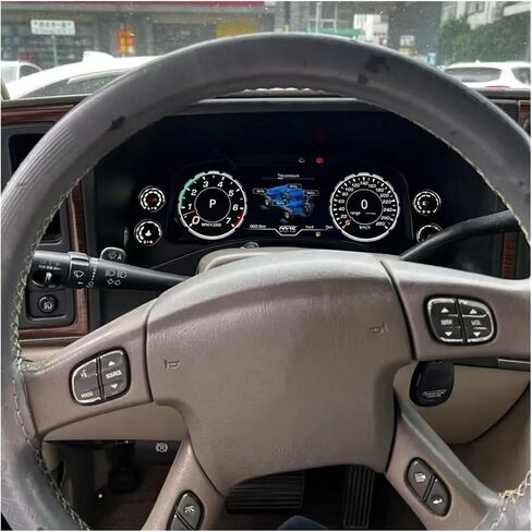 12.3" Compatible With Cadillac Escalade 2003-2006 Car Digital Cluster Board Instrument Panel Gauges&Smart Module in Kuwait