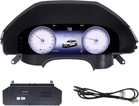 12.3’’ Digital Instrument Cluster Compatible With Mercedes-Benz E-Class W212 (2014–2015) NTG 4.5 Dashboard Gauge Panel in Kuwait