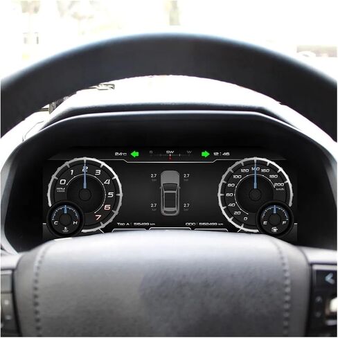 Digital Board Virtual Cockpit Compatible With Toyota Prado High Resolution Multi-Function Gauge Cluster Upgrade Accessory in Kuwait
