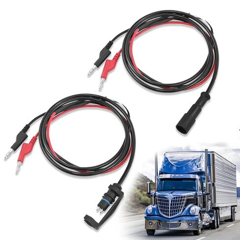 Heavy Duty Semi-Truck & Trailer ABS Diagnostic Multimeter Adapter Cable Kit, Pure Copper Core ABS Sensor Test Leads in Kuwait
