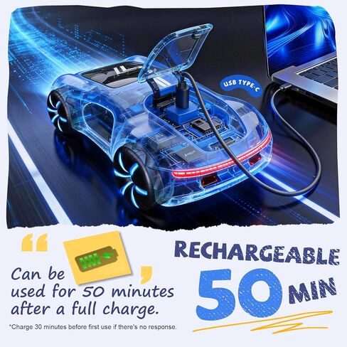AEROQUEST Gesture Sensing Remote Control Car, Drift RC Stunt Car with Light Spray & Sound, 2.4GHz Hobby RC Cars Toy for Kids, 360° Rotate Sports Car, Birthday Gifts for Boys Girls 6-12 (Blue) in Saudi Arabia
