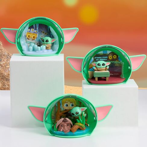 كبسولة تجميع جروجو من Star Wars™ Doorables - كبسولة ديزني الغامضة بأشكال وتفاصيل لطيفة، مفاجأة عرض قابلة للتجميع، خارج هذه المجرة اللطيفة، للمعجبين وهواة الجمع والأطفال بعمر 5 سنوات فما فوق in Kuwait