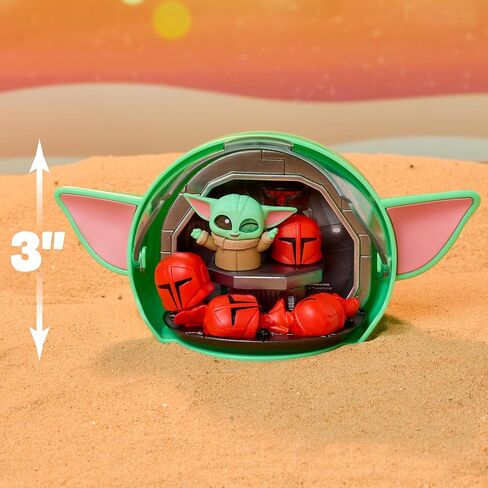 كبسولة تجميع جروجو من Star Wars™ Doorables - كبسولة ديزني الغامضة بأشكال وتفاصيل لطيفة، مفاجأة عرض قابلة للتجميع، خارج هذه المجرة اللطيفة، للمعجبين وهواة الجمع والأطفال بعمر 5 سنوات فما فوق in Kuwait