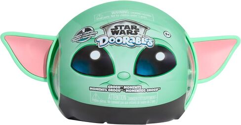 كبسولة تجميع جروجو من Star Wars™ Doorables - كبسولة ديزني الغامضة بأشكال وتفاصيل لطيفة، مفاجأة عرض قابلة للتجميع، خارج هذه المجرة اللطيفة، للمعجبين وهواة الجمع والأطفال بعمر 5 سنوات فما فوق in Kuwait