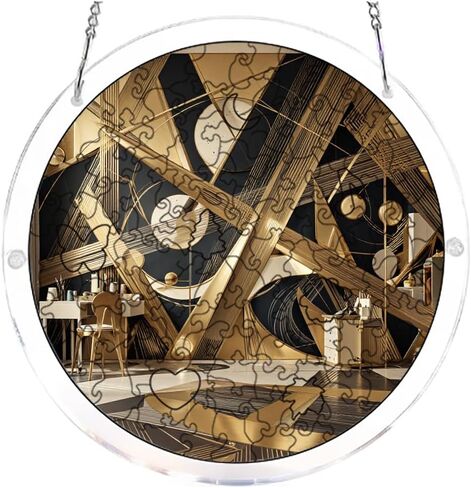 7.4in 83Pcs Handmade Craft Suncatcher Kit Sewing & Craft Room Relax Handmade Gift for Family and Friends in Kuwait