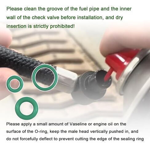 3 مجموعات (9 حلقات دائرية) متوافقة مع حلقة Harley Davidson Fuel Line O Ring، للعديد من الموديلات التي تم إنتاجها بعد عام 1999، متوافقة مع موديلات Street Glide/Road King/Softail، يمكنها منع قطع خط الوقود بسرعة in Kuwait
