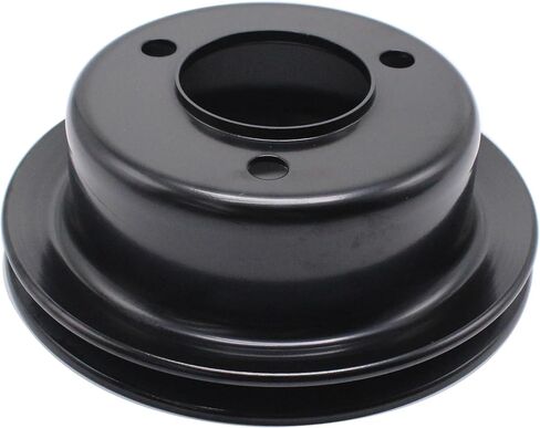 Black Steel Crankshaft Pulley Single 1 Groove for SB Ford Mustang 260 289 3 Bolt V8 in Kuwait