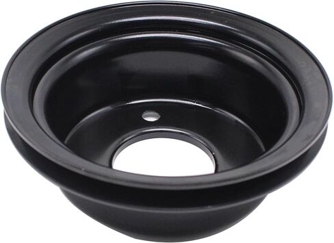 Black Steel Crankshaft Pulley Single 1 Groove for SB Ford Mustang 260 289 3 Bolt V8 in Kuwait