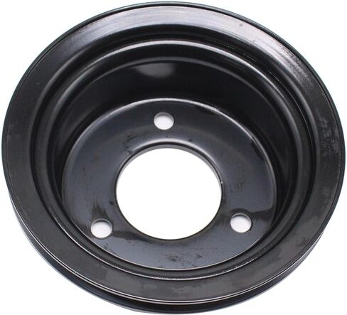 Black Steel Crankshaft Pulley Single 1 Groove for SB Ford Mustang 260 289 3 Bolt V8 in Kuwait