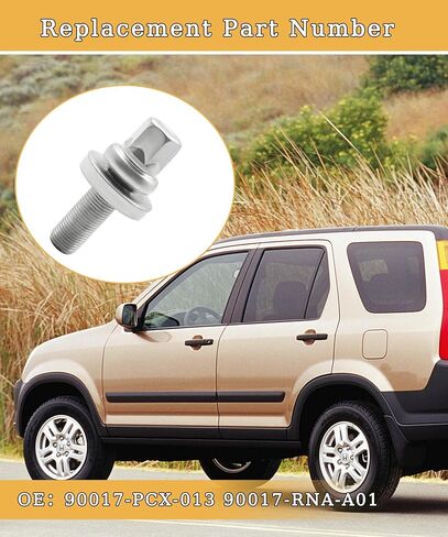 90017-PCX-013 Pulley Bolt and Washer Fits for Honda Accord 2003-2024,for Civic 2002-2023,for CRV 2002-2024,Acura K Series K24 K20 K20A K20A2 K20Z K24A,Replaces 90017-RNA-A01 in Kuwait