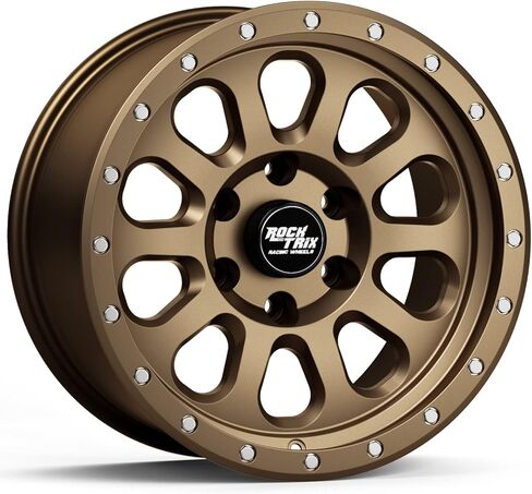 RockTrix RT111 18 inch Wheel for 2004-2026 Ford F150, 18x9 6x135 Rims -12mm Offset, 4.5in Backspacing, Machined Silver, 2500 lb Weight Rating, Also compatible with Bronco Raptor F150 Lightning in Kuwait