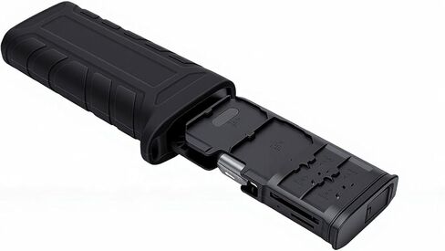High Speed Card Reader, 2 in 1 Design with Dual Card Slot and Built in Data Cable for Camera Tablet Smartphone Computer in Kuwait
