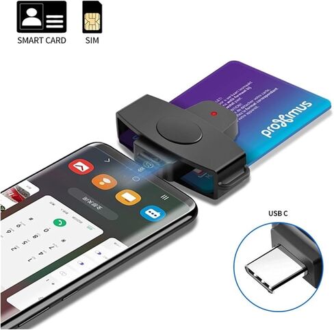 2021 USB Card Reader Smart CAC Type-C Bank Tax Declaration SIM Card/IC Card/ID Military in Kuwait
