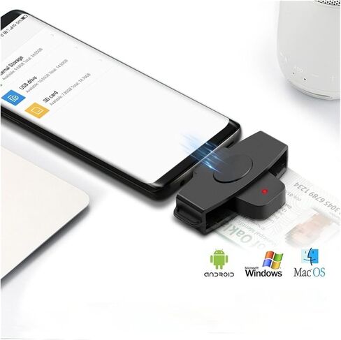 2021 USB Card Reader Smart CAC Type-C Bank Tax Declaration SIM Card/IC Card/ID Military in Kuwait