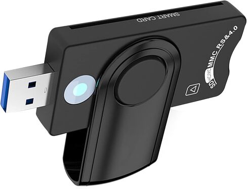 USB Smart Card Reader CAC Common Access Card National ID Bank Chip Card Reader for Payments in Kuwait