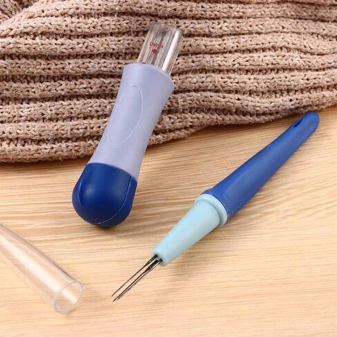 Needle Felting,Needle Felting Tool with 3 Needles and Punch Style Felting Needle Tool with 7 Barbed Needles for DIY Patchwork Wool Crafts Making in Kuwait