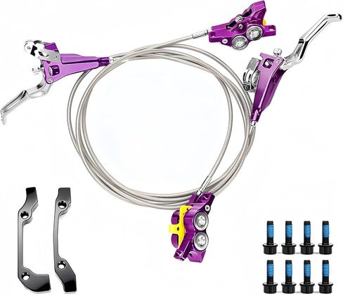 طقم فرامل أمامية وخلفية مطورة لـ Surron Light Bee/Light Bee X، Talaria XXX، Talaria Sting MX3 / R MX4، Segway X160 X260، eRide Pro SS | طقم فرامل 4 مكبس | قطع غيار واكسسوارات الدراجات الترابية in Kuwait