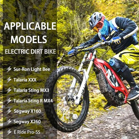 طقم فرامل أمامية وخلفية مطورة لـ Surron Light Bee/Light Bee X، Talaria XXX، Talaria Sting MX3 / R MX4، Segway X160 X260، eRide Pro SS | طقم فرامل 4 مكبس | قطع غيار واكسسوارات الدراجات الترابية in Kuwait