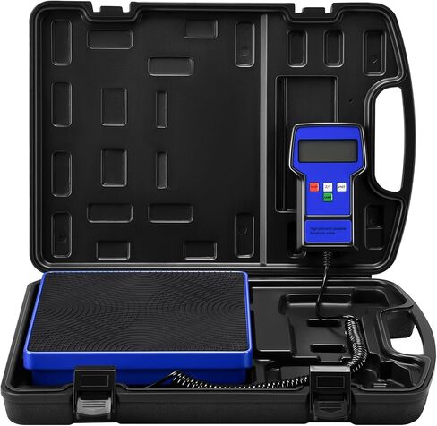 High Accurancy Digital HVAC Refrigerant Charging Weight Scale with Case 220 Pounds Blue in Kuwait