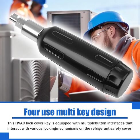 Universal Shield Locking Cap Key HVAC Tool, Refrigerant Locking Cap Multi-Key for R410A R22, for JB Industries, SHIELD, C&D, NOVENT Locking Caps in Kuwait