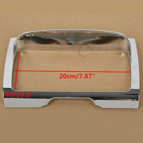 TCT-MOTORPARTS غطاء الكسوة ستيريو ثلاثي الخط لـ Harley Touring Street Electra Tri Glide 2014-2023 FLHX Ultra Classic FLHTCU FLHTK Limited FLHTKSE FLHTP 17 كروم in Kuwait