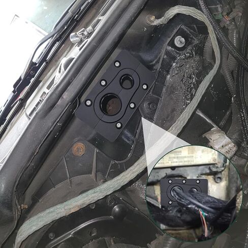 دعامة تمرير جدار الحماية لـ Holley Terminator X Max، ألومنيوم الخام (أسود) in Kuwait