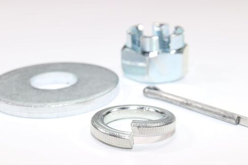 Brake Drum Attachment Kit Compatible with Kawasaki Mule 2510/3010 / 4010 - Includes: 1 Castle Nut - 1 Spring Washer - 1 Flat Washer - 1 Cotter Pin in Kuwait