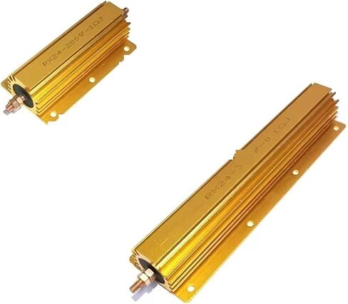 RX24 الألومنيوم الطاقة معدن شل حالة Wirewound المقاوم 200W 300W 500W 0.1 ~ 10K 0.22 0.33 0.5 1 2 4 8 20 30 100 200 300 500 1K 2K (160R) in Kuwait