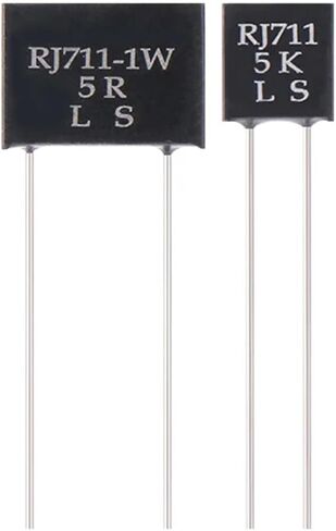 1Pcs Low Temperature Coefficient Resistor Rj711 0.25W0.5W1W Metal Foil Standard Sampling Power Resistor 1 Ohm to 500K Ohm 0.01% 5Ppm(0.25 Watts,2 Ohms) in Kuwait