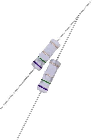 20pcs 2W Metal oxide film Resistor 5% 1R ~ 10M 100R 220R 330R 1K 2.2K 3.3K 4.7K 10K 22K 47K 100K 1M 100 220 330 ohm Carbon Film(0.27R) in Kuwait