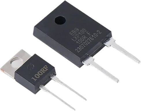 1 قطعة To220/To247 حزمة فيلم سميك مقاوم غير حثي Rtp/Lxp 35W50W100W مقاوم أخذ العينات المسطح 1% (To220-50 واط ، 50 أوم) in Kuwait